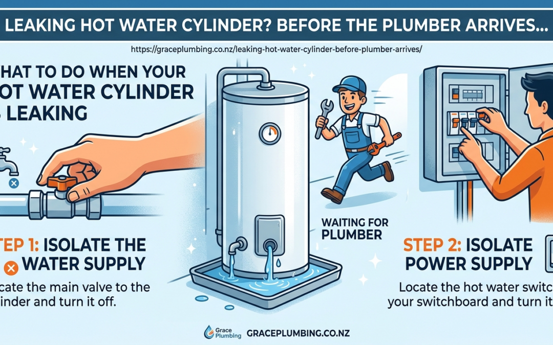 Leaking Hot Water Cylinder? Here’s What to Do Before the Plumber Arrives